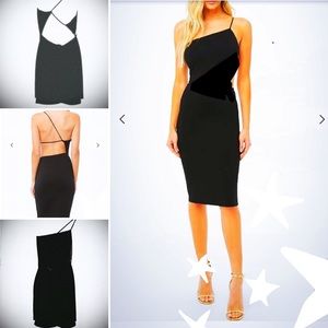 Lulu’s black cutout party dress
